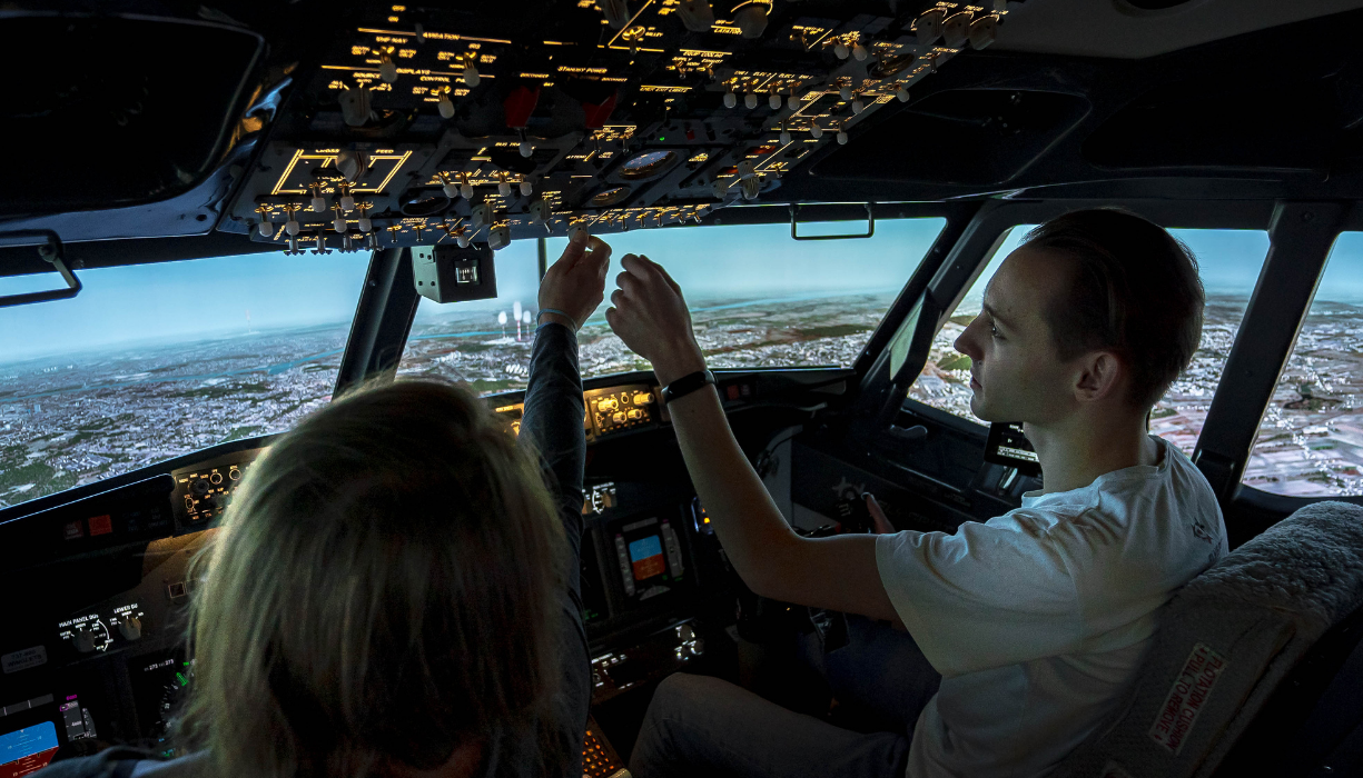 Symulator lotu samolotem Boeing 737